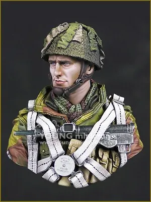 Young Miniatures - British Paratrooper 1944 - 1/10th Resin Bust - YM1864 • £50