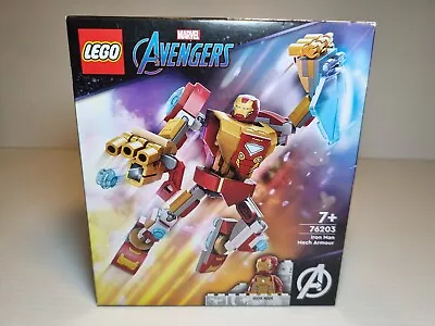 Lego 76203 Iron Man Mech Armor Marvel Super Heroes Avengers Set -  New  • $30