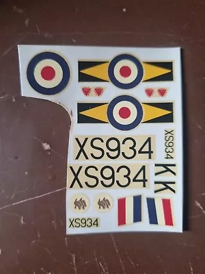 1/72 Frog BAC LIGHTNING F.6 (11 Sqn) Part Used Kit Decals • £2.50