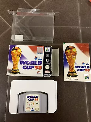 World Cup 98 Nintendo 64 N64 With Manual And Box. Will Post Australia Wide • $99