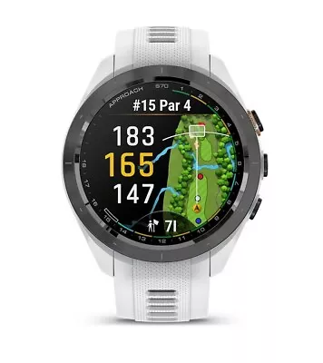 GARMIN APPROACH S70 42mm Premium Golf Watch GPS Preloaded 43000+ Courses *2023* • $1199