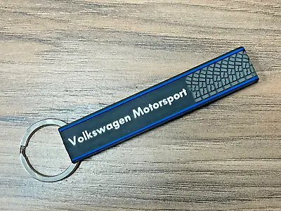 VW Motorsport Tire Track Keychain Key Chain Fob- Genuine VW Accessory- Rubber • $5.99