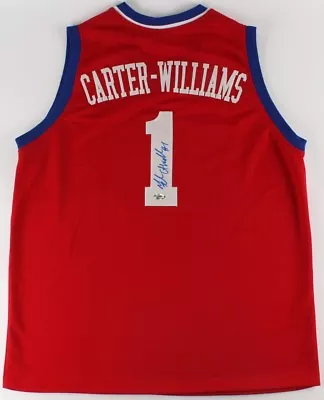 Michael Carter-Williams Signed 76ers Jersey (FCA COA) 2013 1st Round Draft Pick  • $119.95