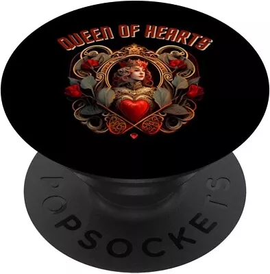 Queen Of Hearts Matching Couple Saint Valentine's Day PopSockets PopGrip • $16.99