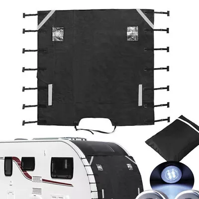 $29.99 • Buy 210D RV Windshield Cover Caravan Front Window Sunshade Waterproof RV Accessories