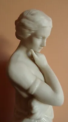 £179 • Buy Irish Belleek Porcelain Parian Statue Meditation 36.5 Cms