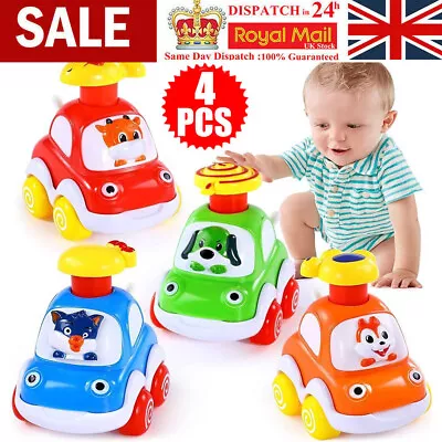 Toys For Kids Cartoon Toy Cars Pull Back Vehicle Boy Toddler Baby Mini Cool Hot • £14.89