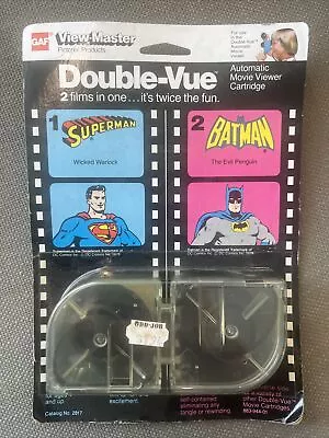 Vintage View Master Double-Vue Cartridges Batman Superman • $15.99