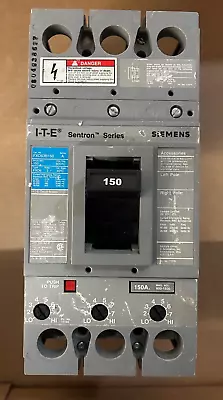 Siemens Fxd63b150 150 Amp Circuit Breaker Sentron 3 Pole 600 Vac - New -warranty • $450