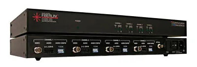 Pure Digital Fiberlink 4 Channel Video/8 Channel Audio Multiplexer/Receiver Sets • $350