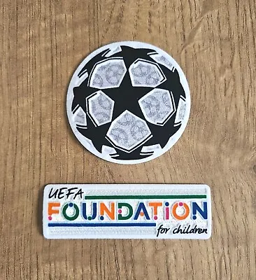 2021-2024 Champions League Starball & Foundation Sleeve Patch Badge Player Size • £5.50