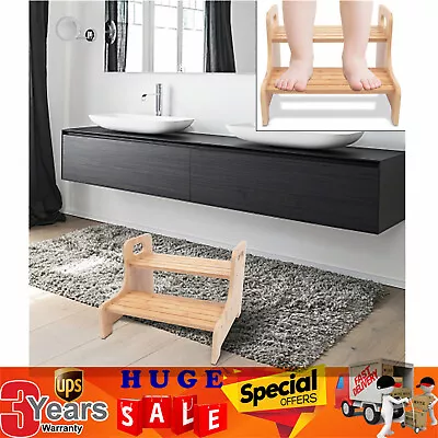 High Beds Bed Steps For Elderly/ Child Two Step Stool Stair Ladder Bath Benches  • $32.30