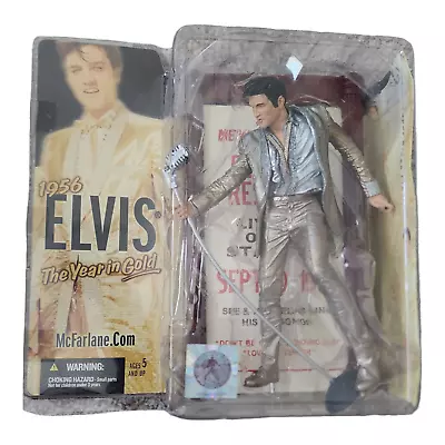 2005 Mcfarlane Toys 1956 Elvis The Year In Gold 4th Edition Action Figure (Read) • $19.99