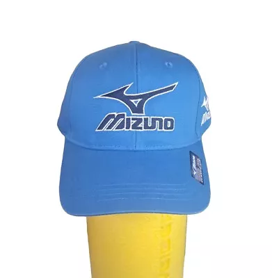 Mizuno Classic Cut Golf Baseball Cap OS Performance Wear Hat Blue Logo • $24.95