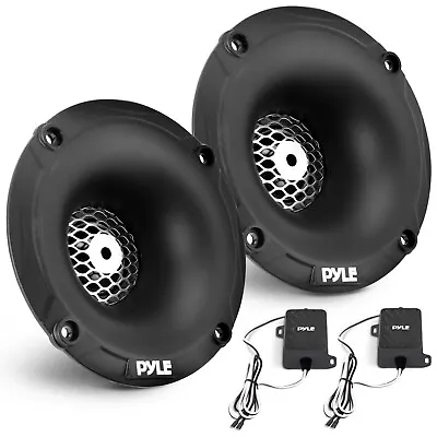 Pyle Marine 60W Tweeter Speaker System-Pair 1'' PEI Dome W/ Horn Diffuser • $51.99