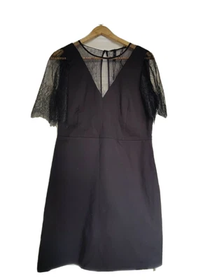£4.99 • Buy Zara XL Black Lace Dress TRF Collection New