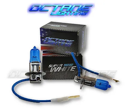 H3 Xenon 6000K Super White Halogen 55W 12V Headlight Fog Lamp Light Bulbs Pair • $10.95