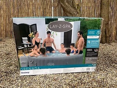 Bestway Lay-Z-Spa Grenada 6-8 Person Hot Tub Inflatable Portable Pool • £650