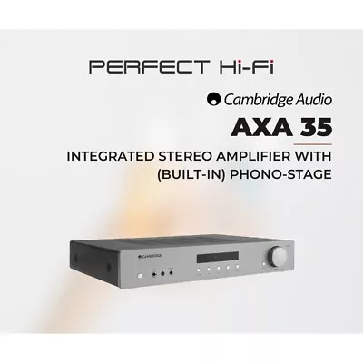 NEW* Cambridge Audio AXA35 Integrated Amplifier With Built-In Phono-Stage • £239.99