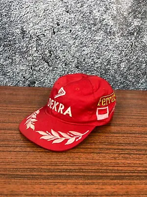 Vintage Michael Schumacher Ferrari Formula 1 Racing Baseball Cap Dekra • $40