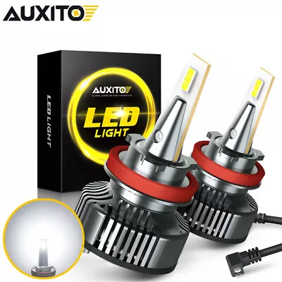 AUXITO H11B LED Headlight Bulbs Conversion Kit Hi Lo Beam White Super Bright GUS • $45.59