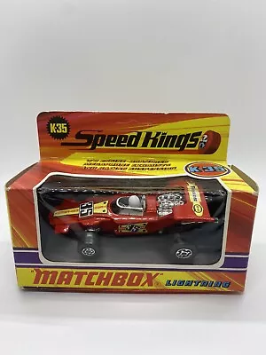 Matchbox Speed Kings Lightning K35 Very Near Mint Boxed • $36