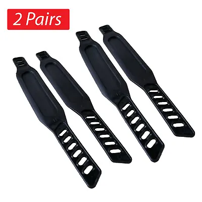 2 PAIRS Of Exercise Bike Pedal Straps Stationary For Fitness Schwinn Recumbent • $12.81