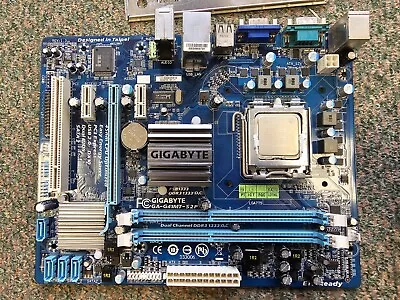 Gigabyte GA-G41MT-S2P Socket 775 DDR3 Motherboard + Core 2 DUO E4500 2.2Ghz CPU • £29.99