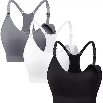 Nursing Sports Bra With PaddingSports Bras For Pregnant Busty WomenFull Cov... • £51.85