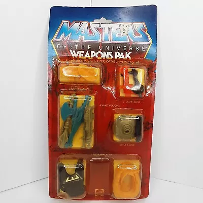 Vintage Original Mattel Masters Of The Universe Weapons Pack Factory Sealed 1983 • $58.95