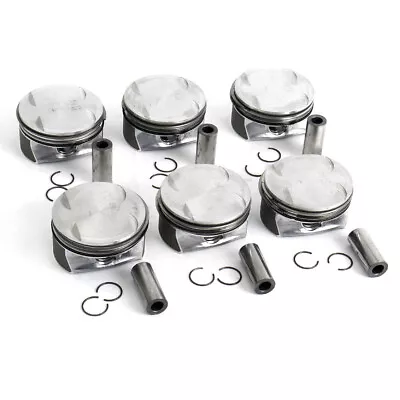 Set Of 6 Piston&Ring Sets For Mercedes C350 E350 CLK350 GLK350 M272 92.9 • $256.69