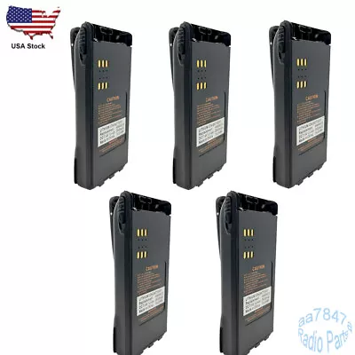 5Pcs HNN9013  Li-ion Battery Fit For HT750 HT1250 GP328 GP340 MTX850 Radio • $118