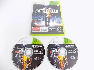 Mint Disc Xbox 360 Battlefield 3 III Free Postage • $3.54