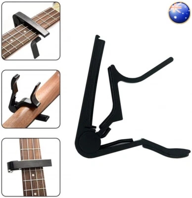 $4.50 • Buy Aluminum Guitar Capo Quick Change Trigger Banjo Ukulele Mandolin Clamp Electric