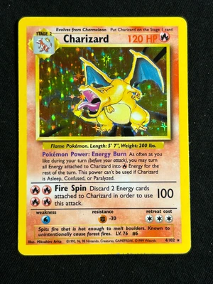 $175 • Buy Pokémon TCG Charizard Base Set 4/102 Holo Unlimited Holo Rare