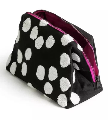 £7.99 • Buy 2 X Polka Dot Make Up Bag/ Pencil Case