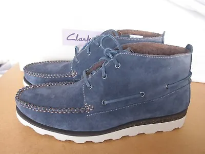 £41.99 • Buy New Clarks Dakin Deck Warm Lined Desert Ankle Suede Boots Uk Size 10