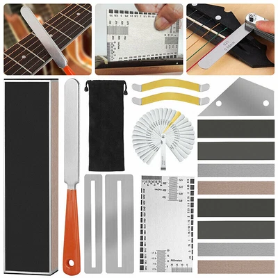 $19.90 • Buy 18X Guitar Fingerboard Luthier Tool Guitar Fret Crowning File Fret Leveling Beam