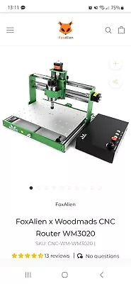 FoxAlien X Woodmads CNC Router WM3020 • $1000