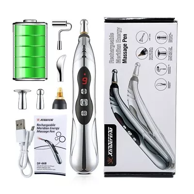 Electronic Acupuncture Pen Point Massager Electric Meridians Laser Therapy Heal  • $29.99