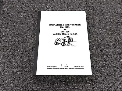 Ingersoll Rand VR-1056 Material Handler Telehandler Operator Maintenance Manual • $168