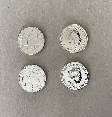 10p A-Z Y Yeoman 2018 & 2019 Uncirculated Direct From Royal Mint Pristine • £16.25