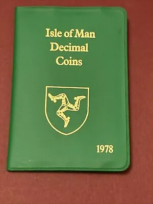 1978 Isle Of Man UNC Set Coin  Included Rare 50p Viking 1/2p 1p 2p 5p 10p 50p • £33.35