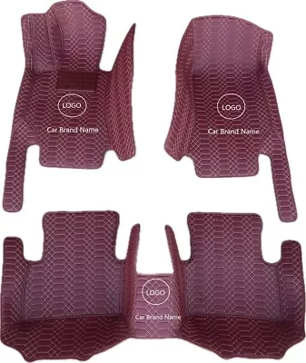 For Volkswagen All Models Custom Front Rear PU Leather Waterproof Car Floor Mats • $41.90