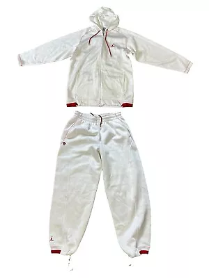 Jordan Air Jumpman 2 Piece Tracksuit Jacket Lrg & Pants Med. • $150