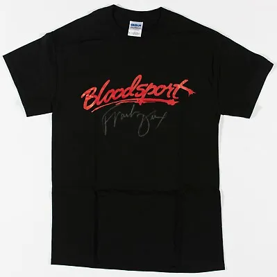 Frank Dux Signed Bloodsport Black T-Shirt PSA/DNA COA Small Kumite Champion Auto • £125.34