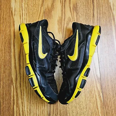 Nike Livestrong Free TR2 LAF Running Shoe Men 8 M Yellow Sneakers Black Yellow • $24.39