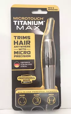 MicroTouch Titanium MAX Multipurpose PERSONAL TRIMMER • $14.95