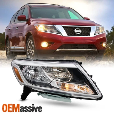 $160.99 • Buy For 2013-2016 Nissan Pathfinder 13-16 Halogen Type Headlights Passenger Side