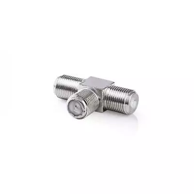 £2.92 • Buy 2 Way Y Splitter F Type Screw Connector TV Virgin Cable Sky Satellite Freeview